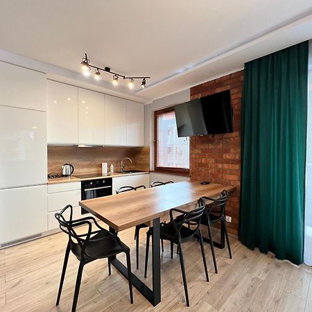 Stylish Apartment Oldtown Riverview Balcony Gdaňsk Exteriér fotografie