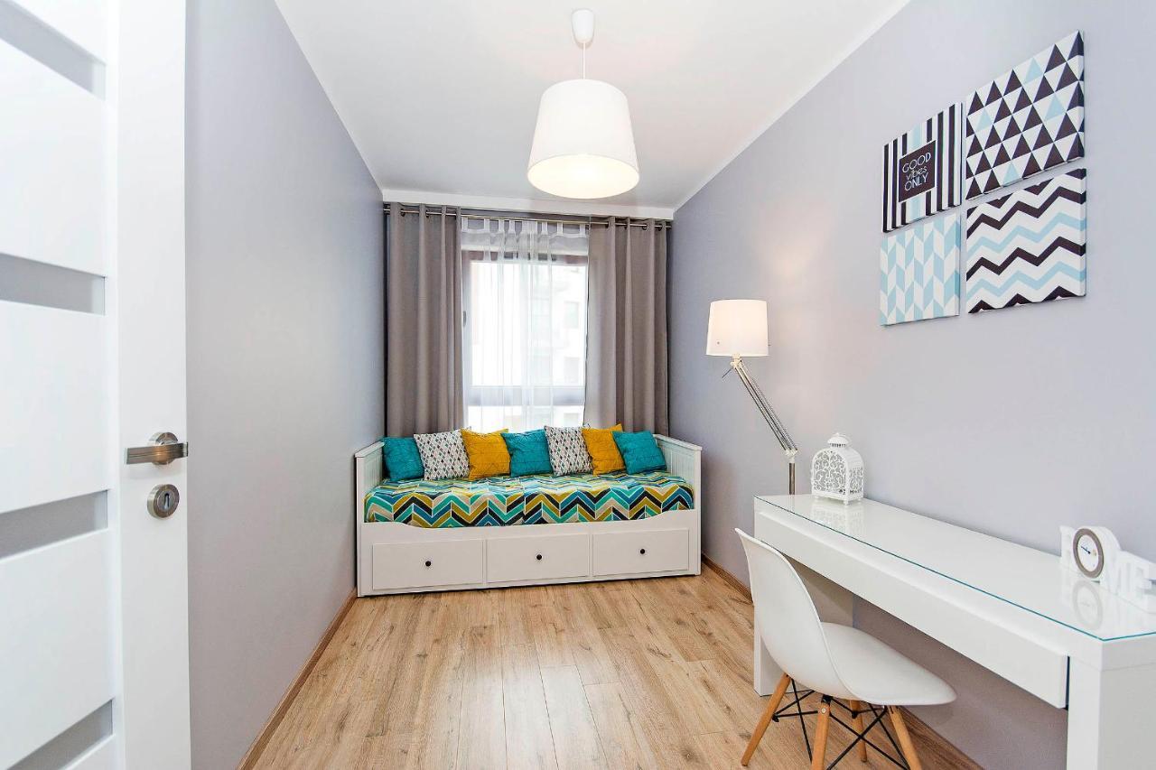 Stylish Apartment Oldtown Riverview Balcony Gdaňsk Exteriér fotografie