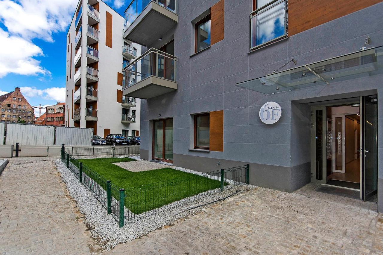 Stylish Apartment Oldtown Riverview Balcony Gdaňsk Exteriér fotografie