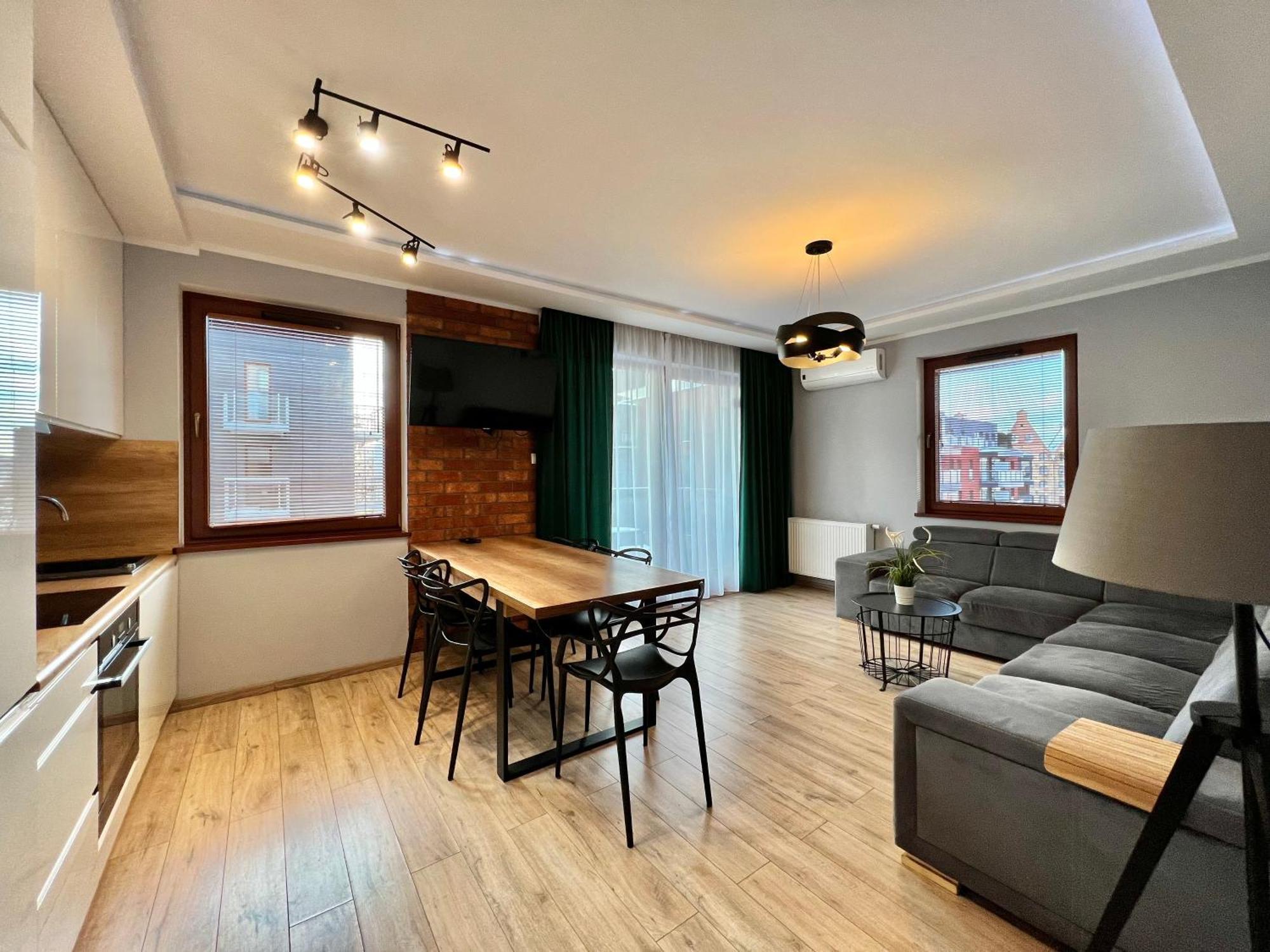 Stylish Apartment Oldtown Riverview Balcony Gdaňsk Exteriér fotografie